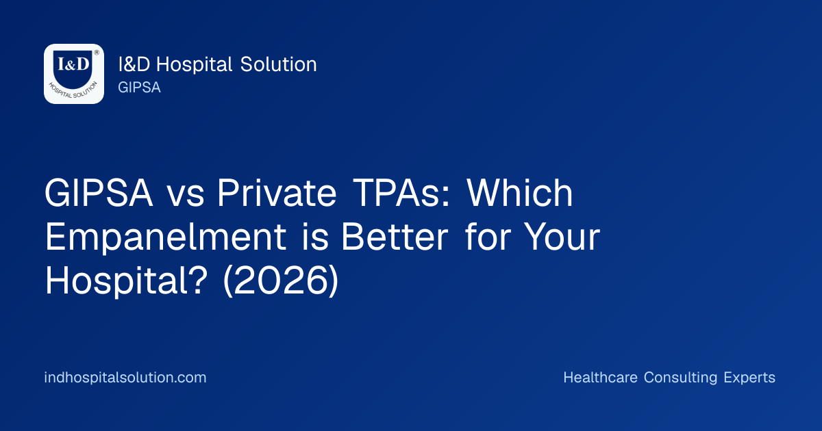 GIPSA vs Private TPAs: Which Empanelment is Better for Your Hospital? (2026)