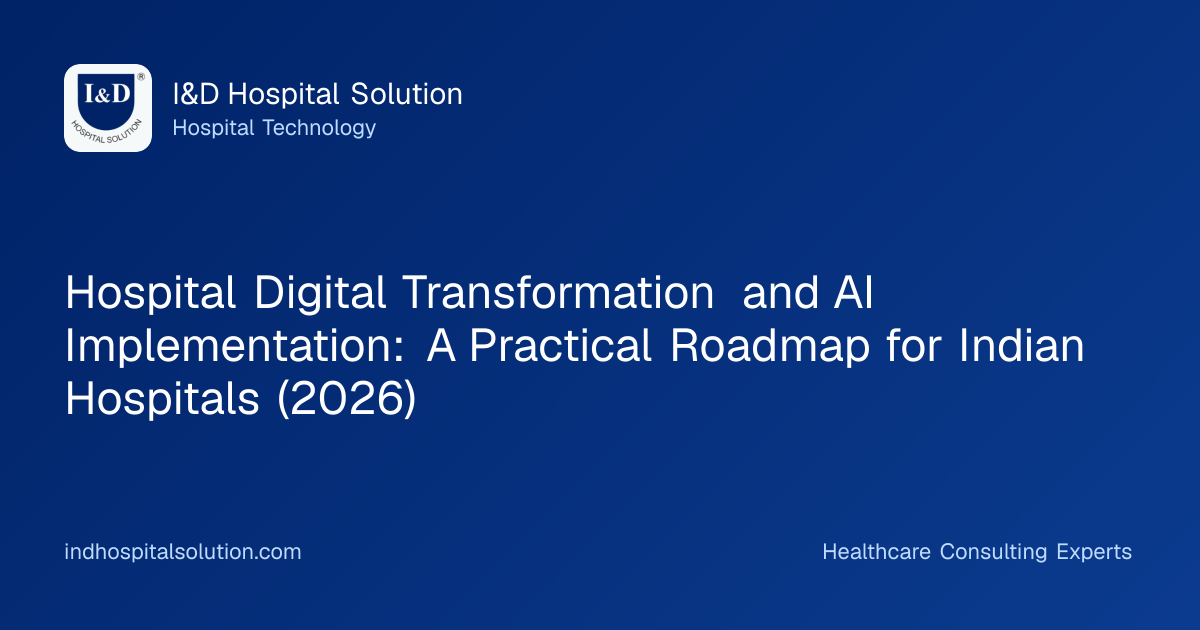Hospital Digital Transformation and AI Implementation: A Practical Roadmap for Indian Hospitals (2026)