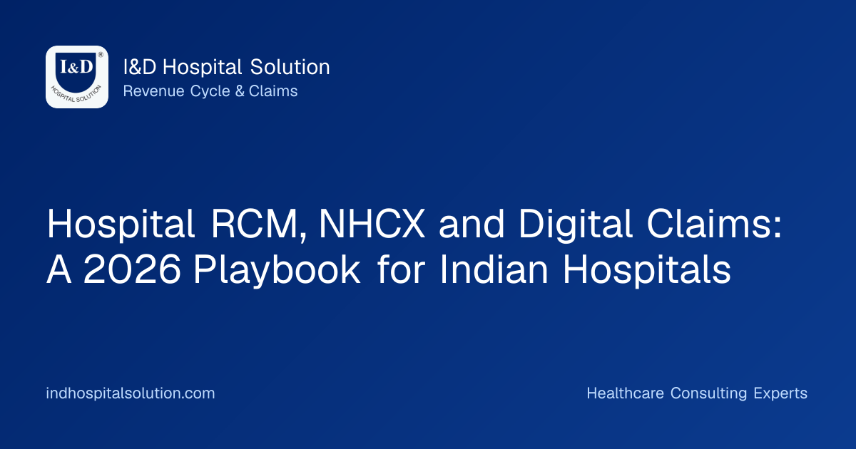 Hospital RCM, NHCX and Digital Claims: A 2026 Playbook for Indian Hospitals